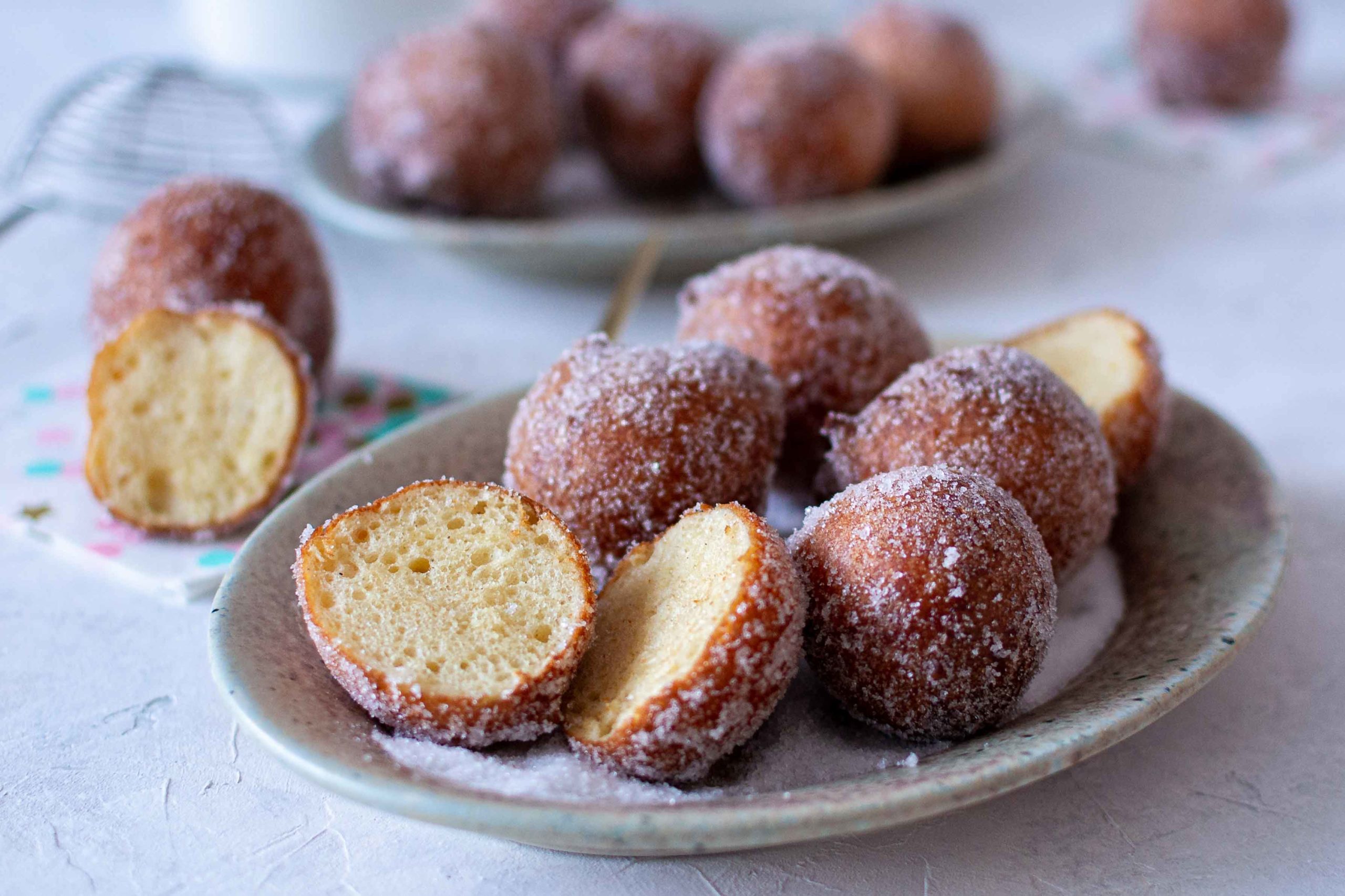 Beignets au fromage blanc (Quarkbällchen)