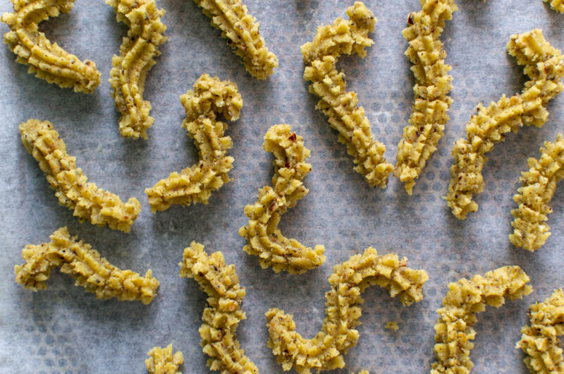 Spritzbredele aux noisettes