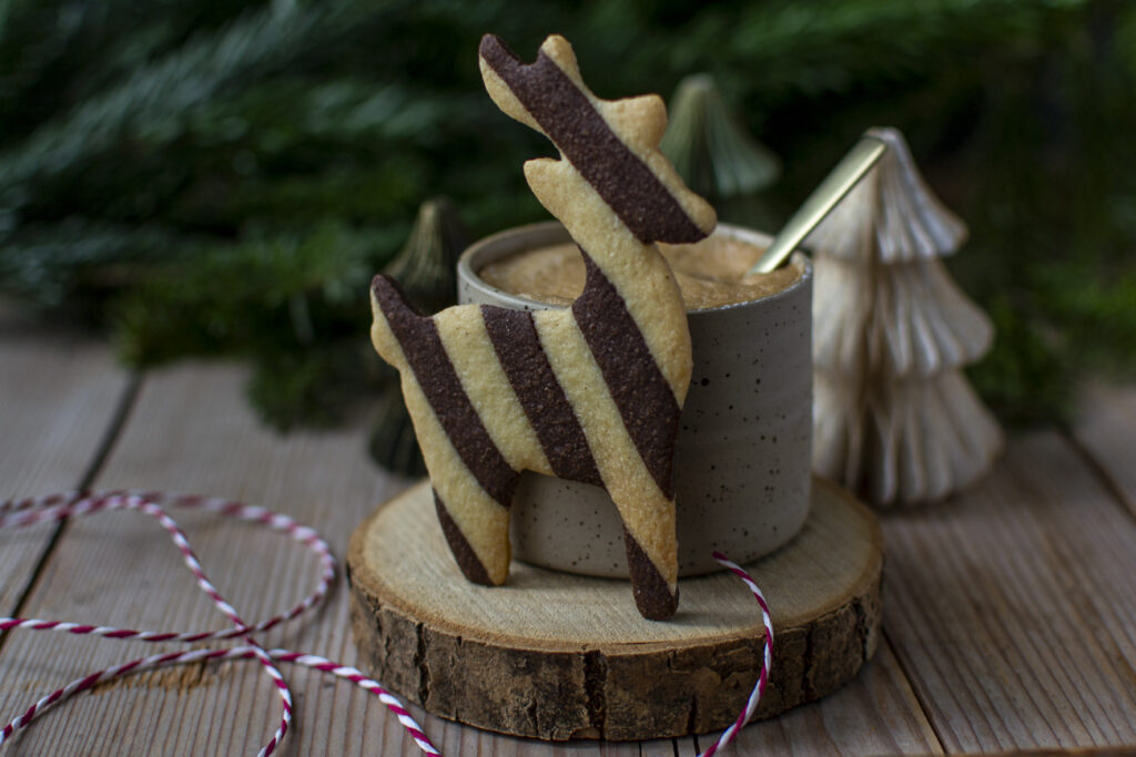 sablés spirales damiers