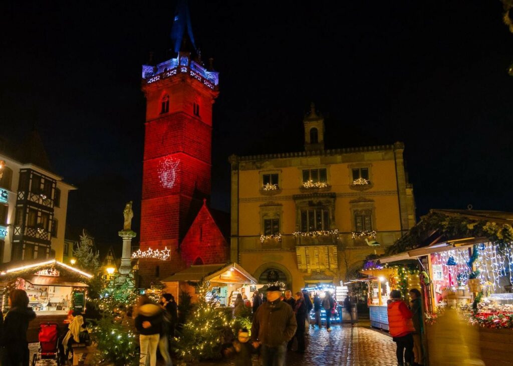 Obernai Weihnachtsmarkt Marché de Noël Christmas Market Food Tour